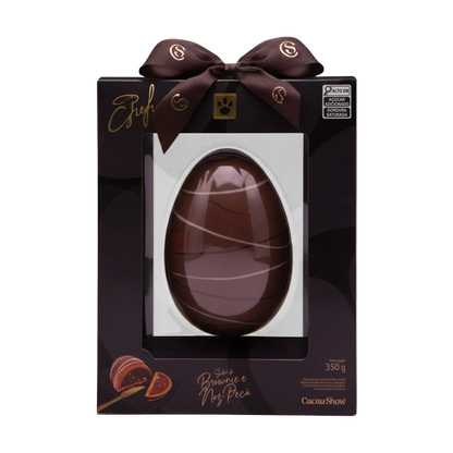 Ovo de Páscoa do Chef Brownie e Noz-Pecã 350g