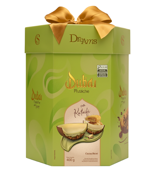 Ovo de Páscoa Dreams Dubai Pistache 400g