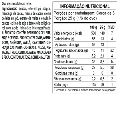 Ovo de Páscoa ao Leite Bola NBA Chocoesportes 170g