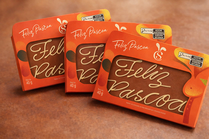 Kit 3x Tablete ao Leite Chocoarte Cacau Magia 40g